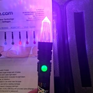 Healing Light and Frequency Therapy  Crystal Wand. Energy Medicine